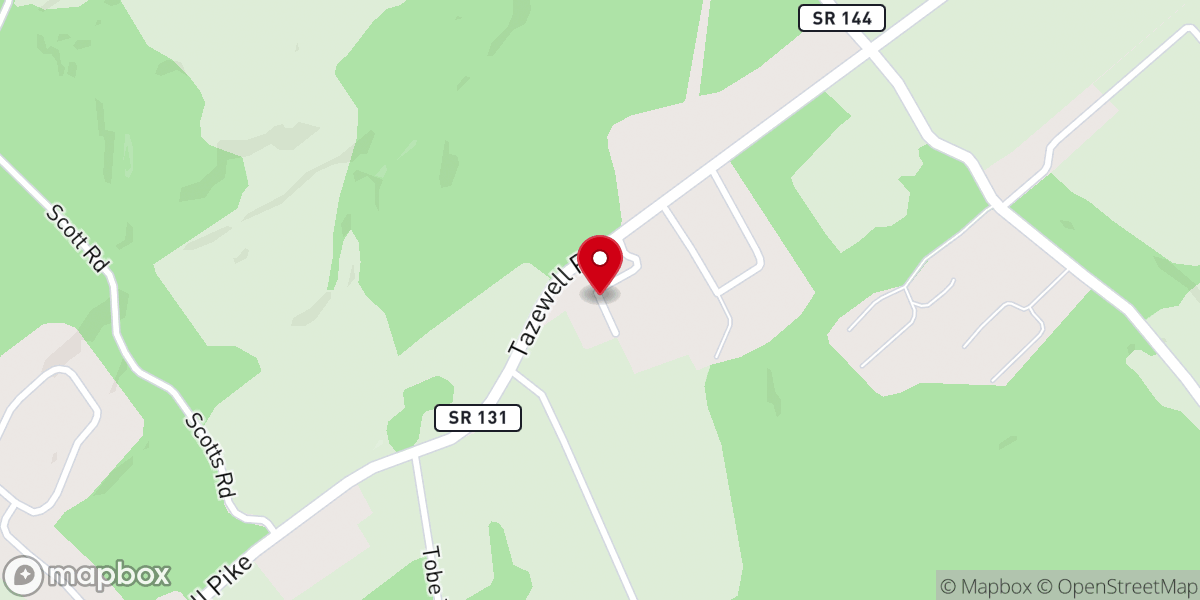 Map showing location of Grace Full Gospel Baptist Church