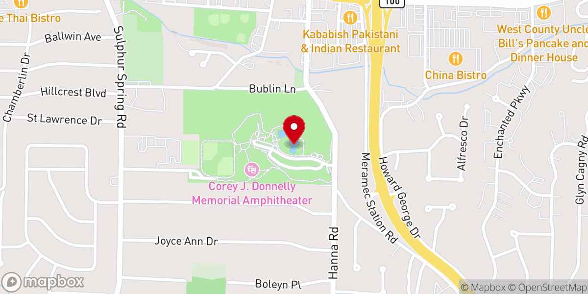 Map showing location of Schroeder Park