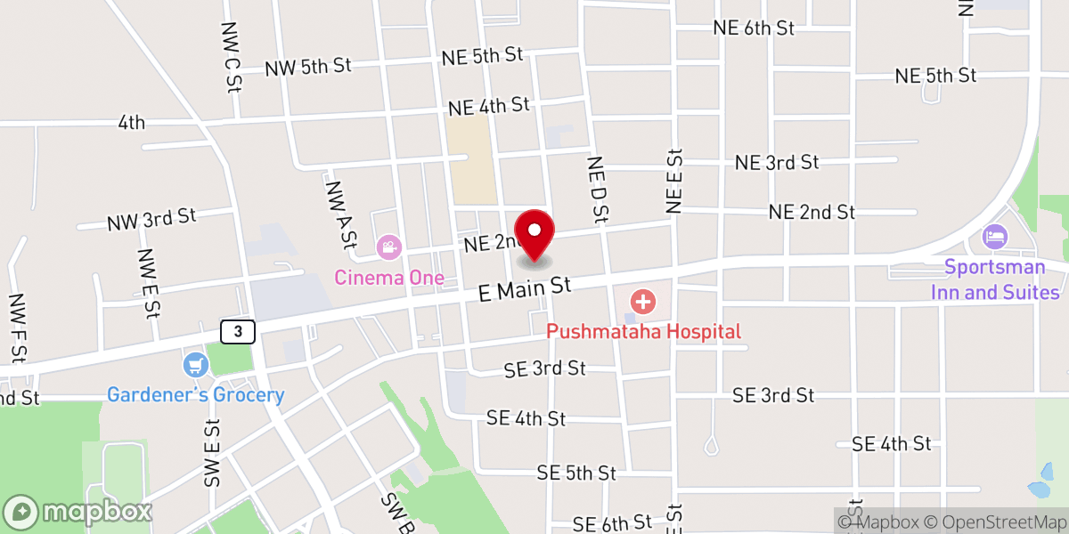 Map showing location of Community event lot