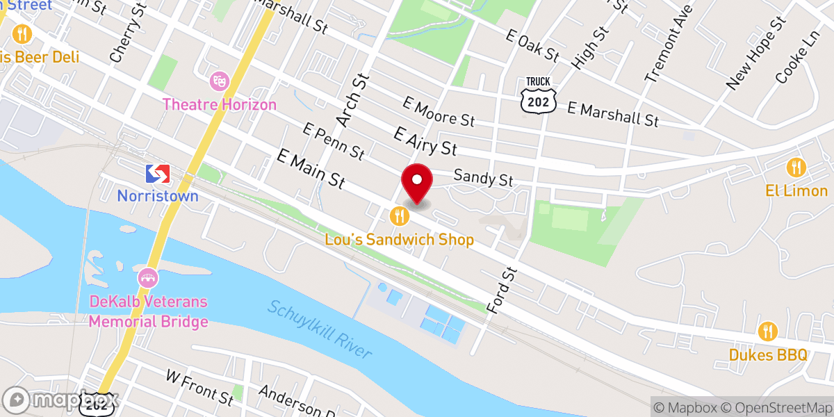 Map showing location of Holy Saviour Roman Catholic Church