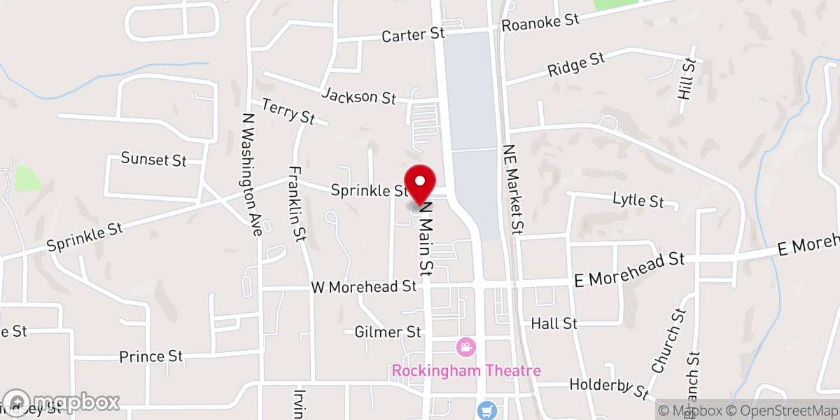 Map showing location of Iglesia Nueva Vida