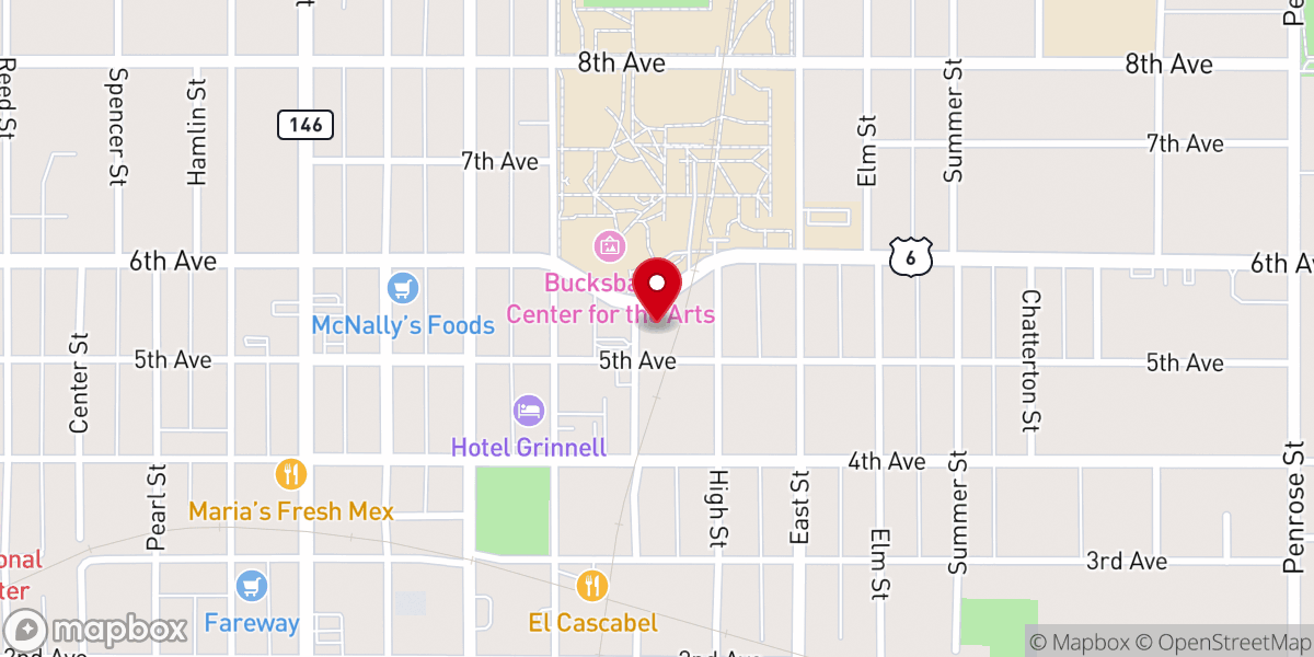 Map showing location of St Paul's Episcopal Church
