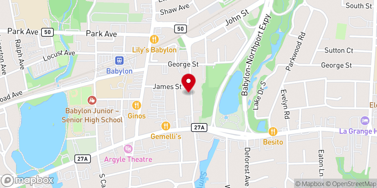 Map showing location of Bethel A.M.E. Church