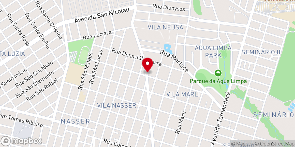 Map showing location of Comunidade Católica Boa Nova | SEDE na Vila Marli