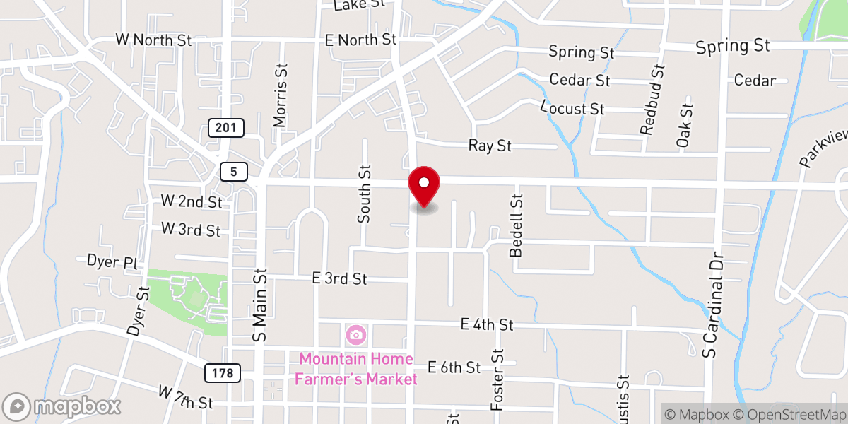 Map showing location of Sovereign Grace Fellowship