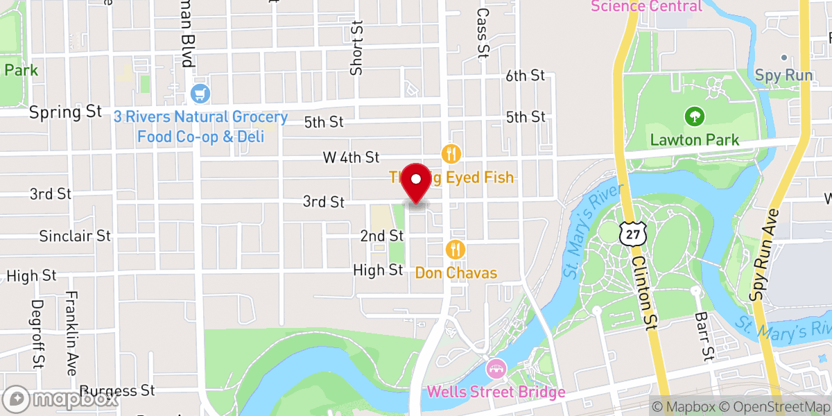 Map showing location of Church Of God