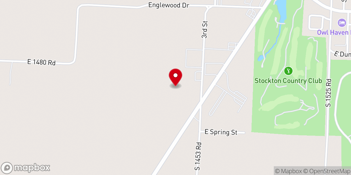 Map showing location of Lake Stockton Healthcare Facility