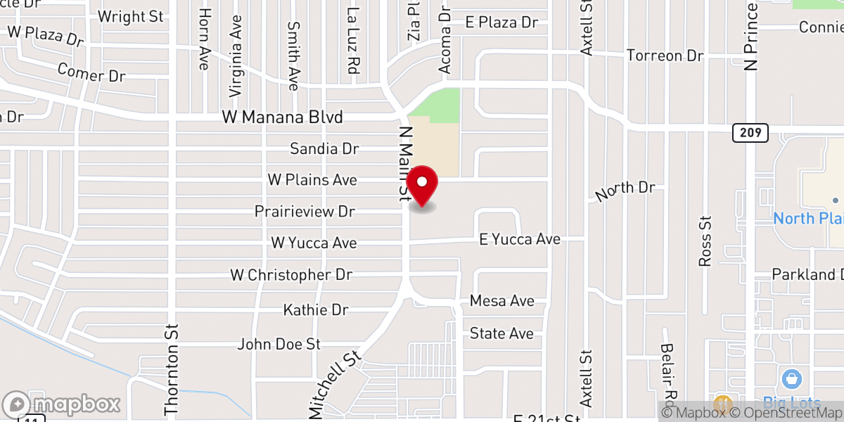 Map showing location of Kingswood Methodist Church