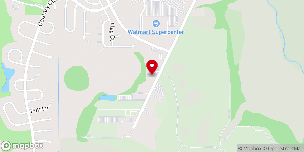 Map showing location of Point Fellowship Church