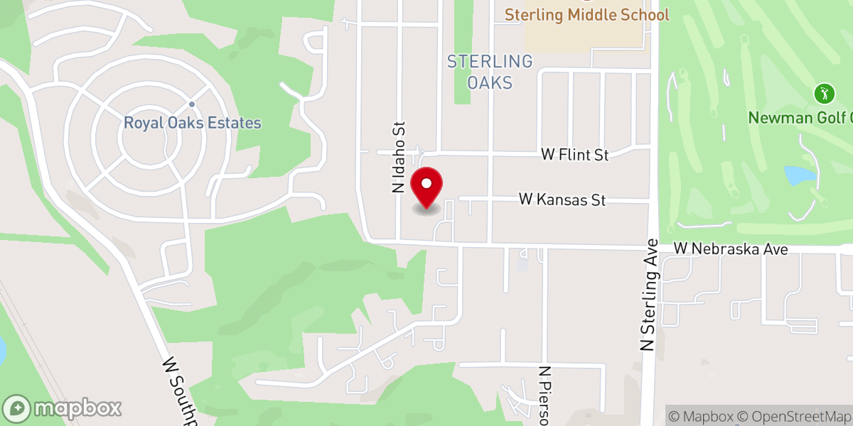 Map showing location of The Salvation Army of Peoria