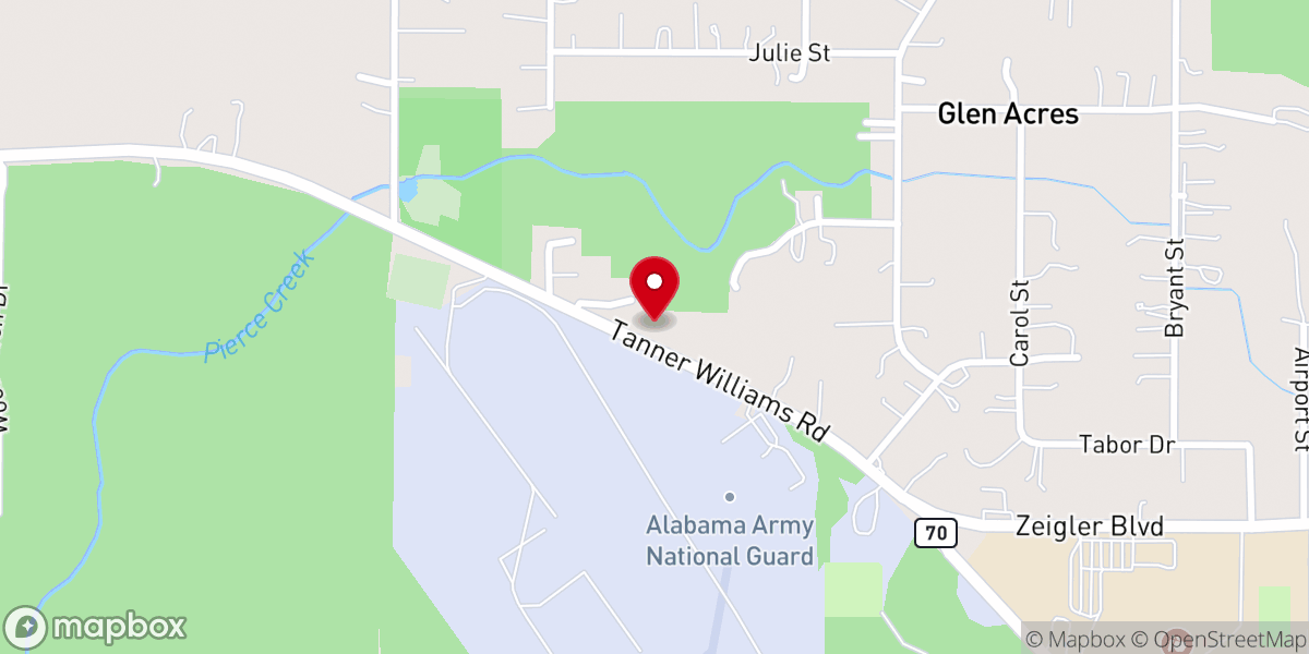 Map showing location of Foster Grove Church