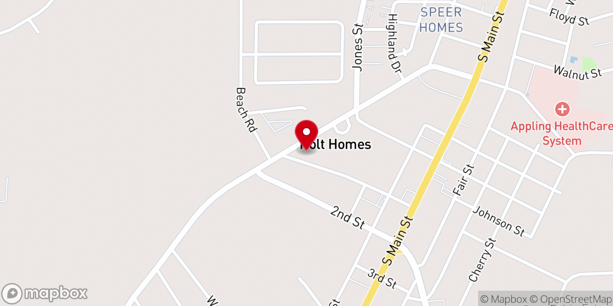 Map showing location of Cornerstone Renewal Church