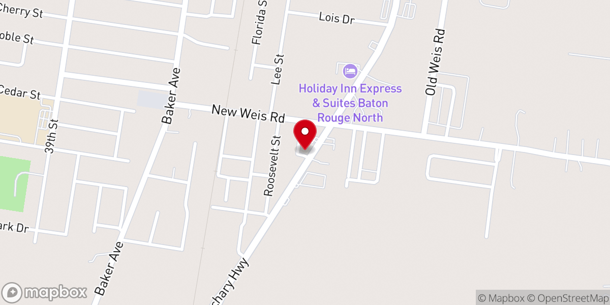 Map showing location of Grace of God Christian Center
