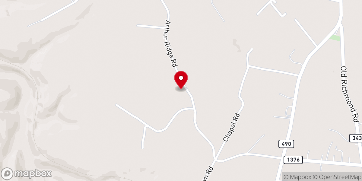 Map showing location of Ministry church