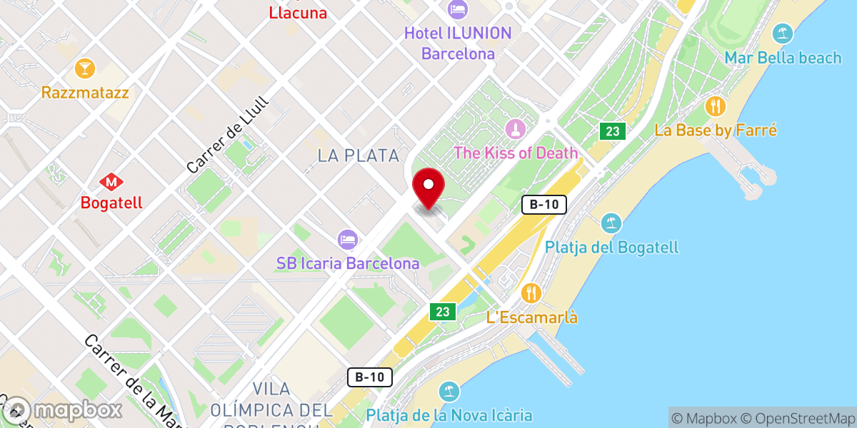 Map showing location of Parroquia Patriarca Abraham