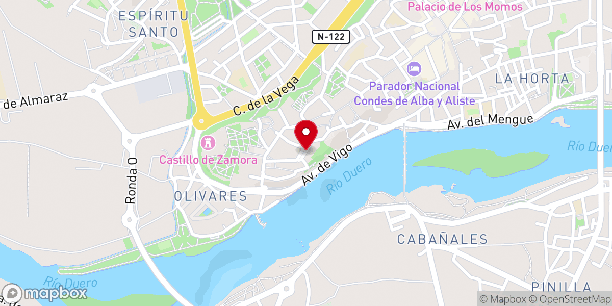 Map showing location of Misioneras Cruzadas de la Iglesia