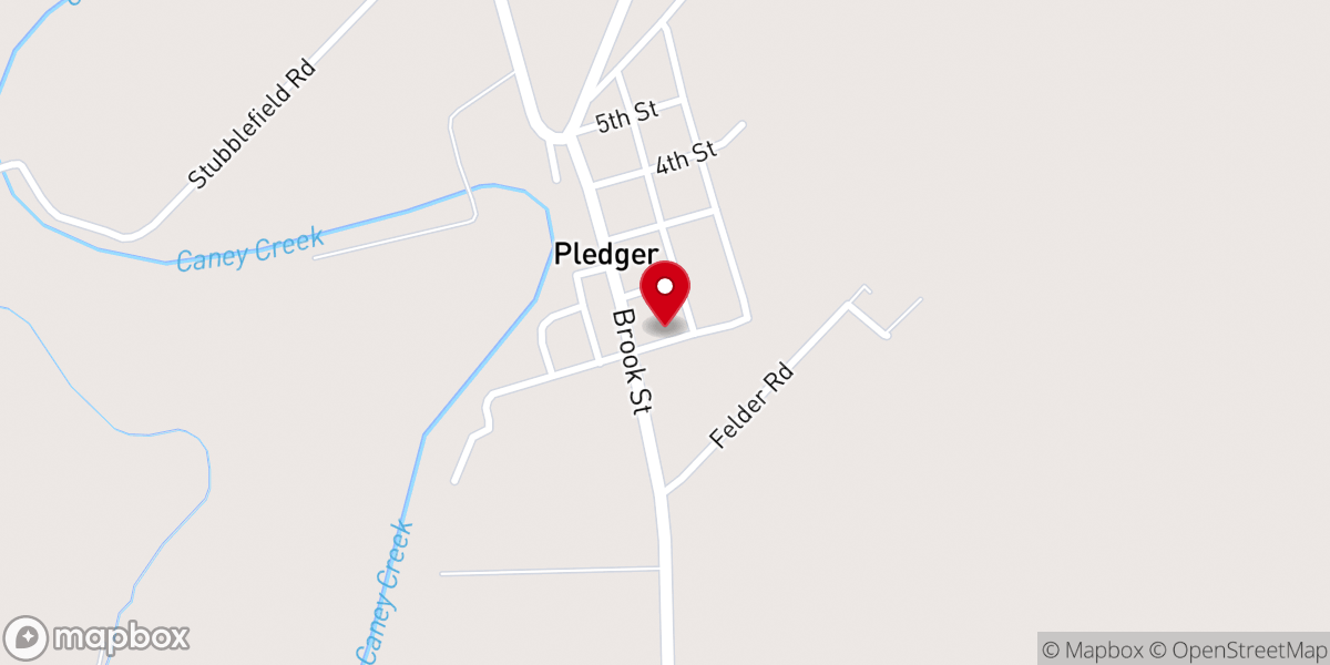 Map showing location of Grove Hill Missionary Baptist