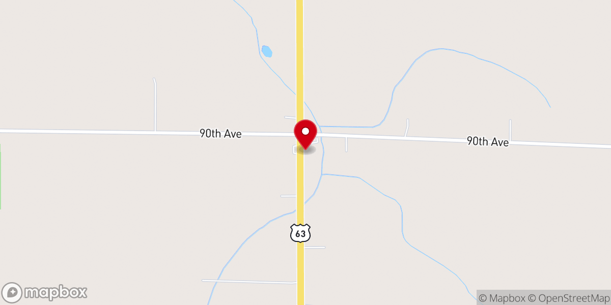 Map showing location of Baldwin Christian Reformed Church