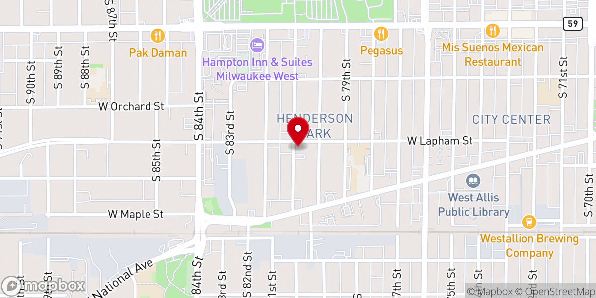 Map showing location of The Way Apostolic Church