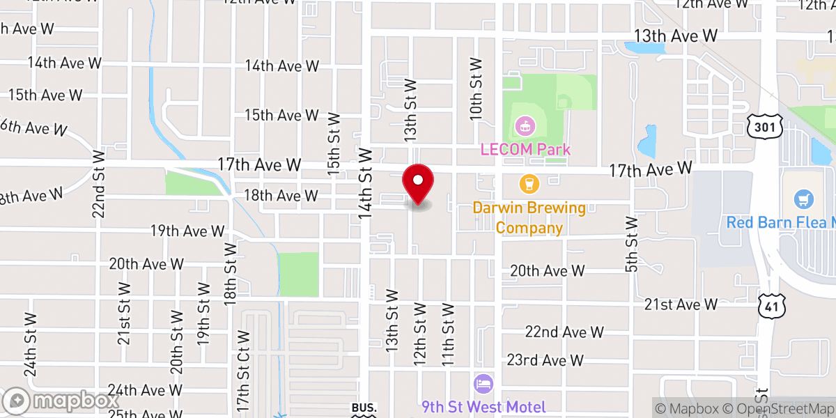 Map showing location of Mt. Gilead Seventh-Day Adventist Church