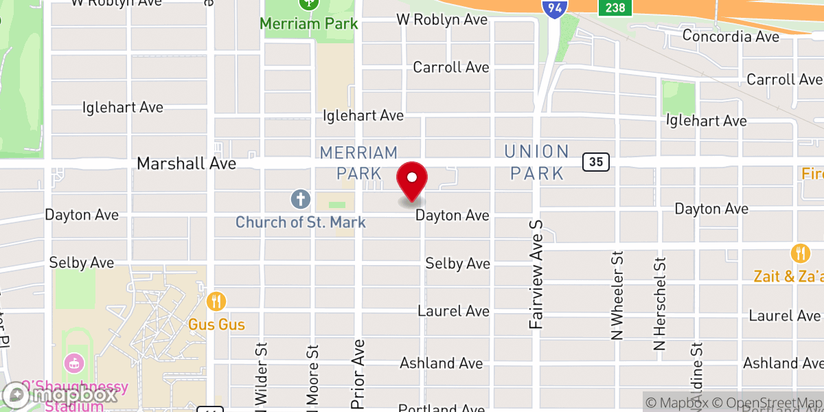 Map showing location of St. Sahag Armenian Church