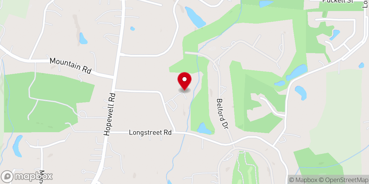 Map showing location of Daniel Prayer Garden