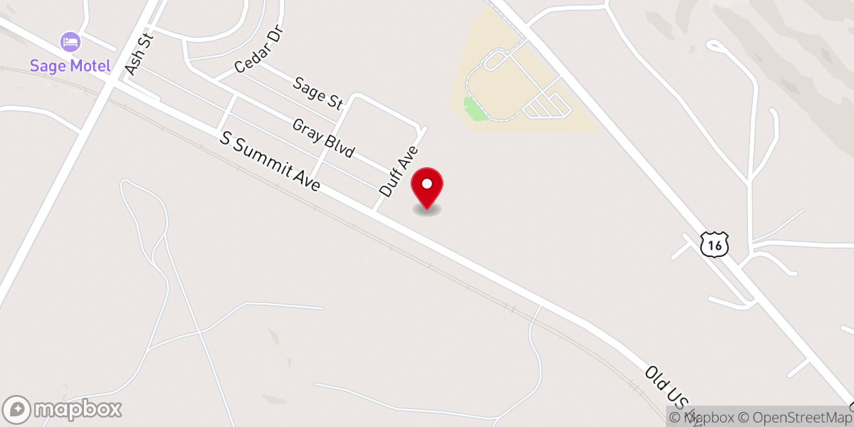 Map showing location of Gateway Fellowship