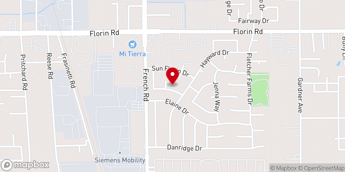 Map showing location of Grace Trinity Catholic Church