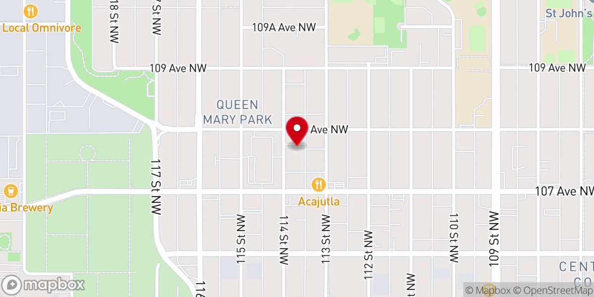 Map showing location of Shiloh Baptist Church