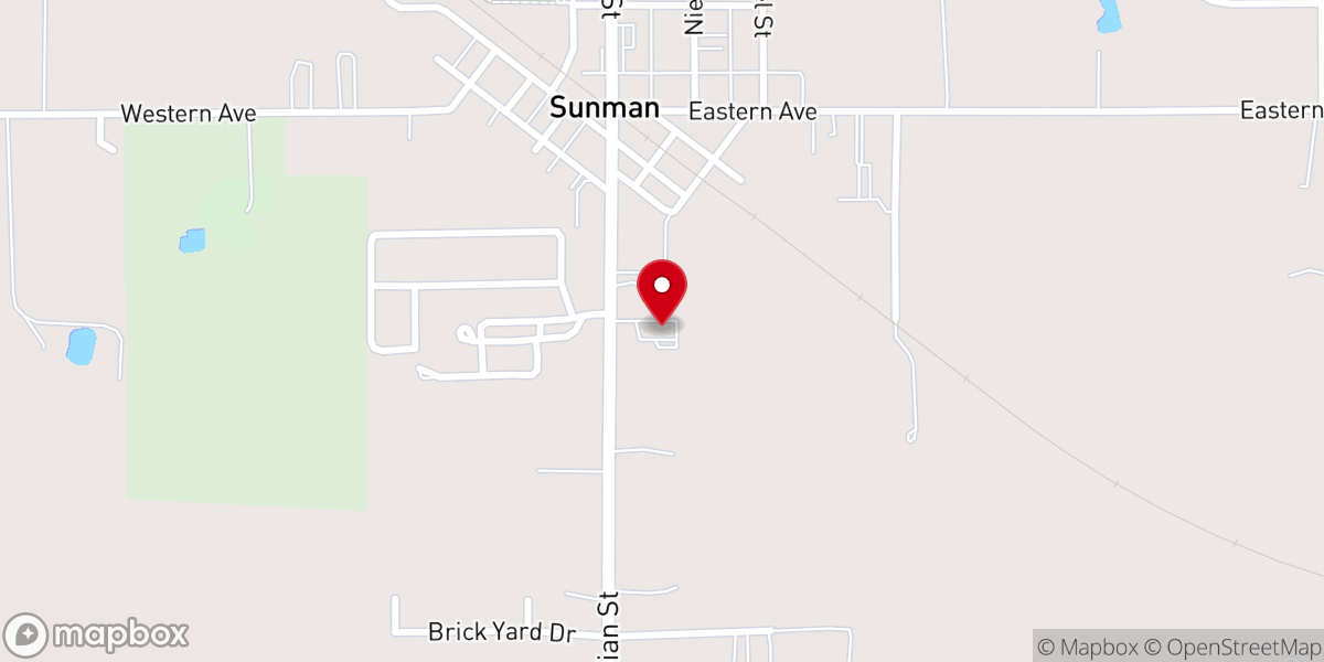 Map showing location of First Southern Baptist Church