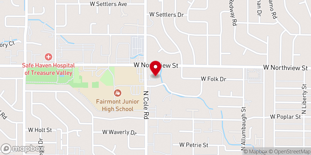 Map showing location of Shield of Faith Baptist Church