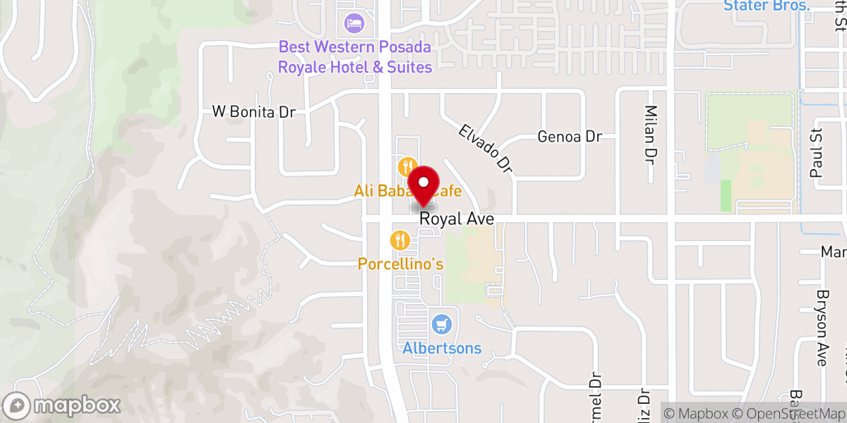 Map showing location of Church Of The Living Christ