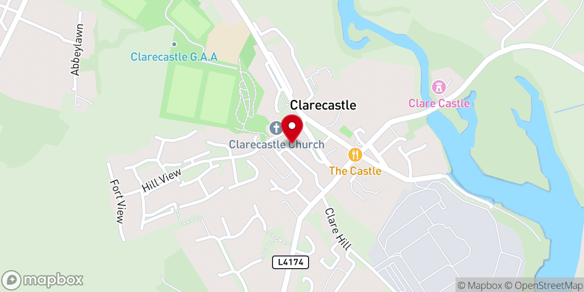 Map showing location of White Oaks