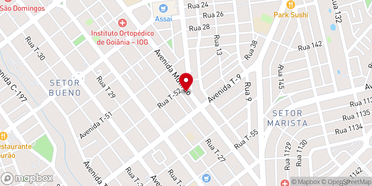 Map showing location of ICESO - Igreja Cristã Evangélica do Setor Oeste