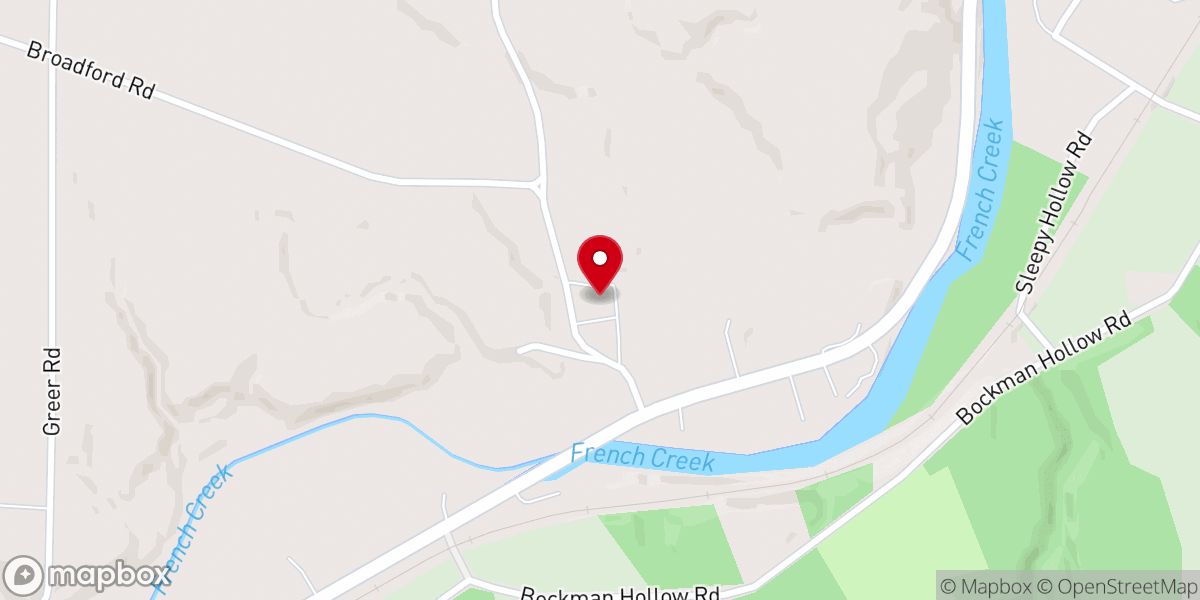 Map showing location of Christ Evangelical Free Church