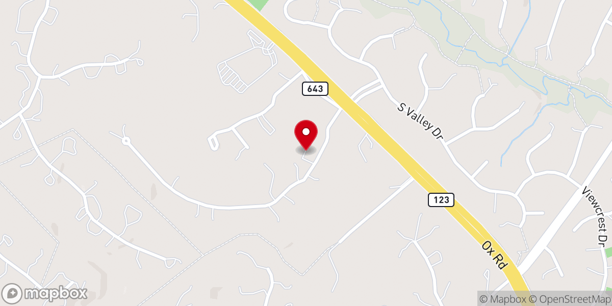 Map showing location of Community Baptist Church