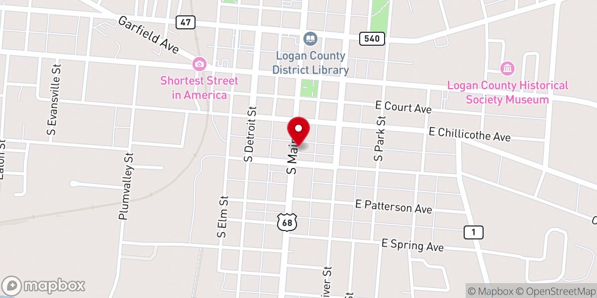 Map showing location of The Maxwell Events