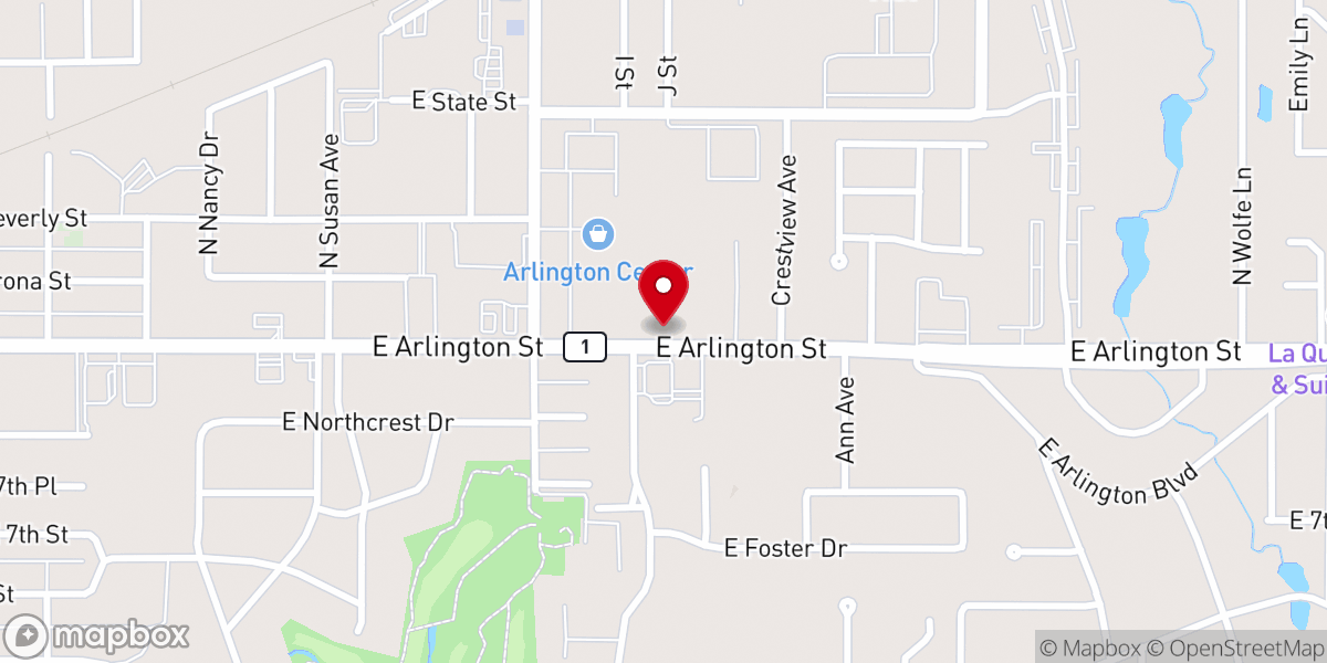 Map showing location of First Pentecostal Church