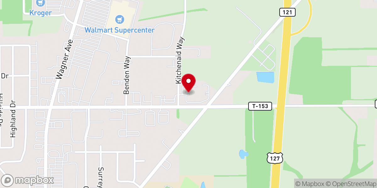 Map showing location of Village Green Health Campus