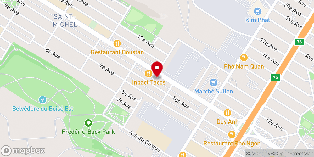 Map showing location of Hosanna Pentecostal Christian Church