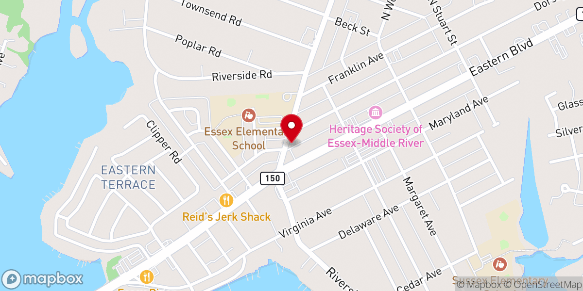 Map showing location of First Church of God Inc.