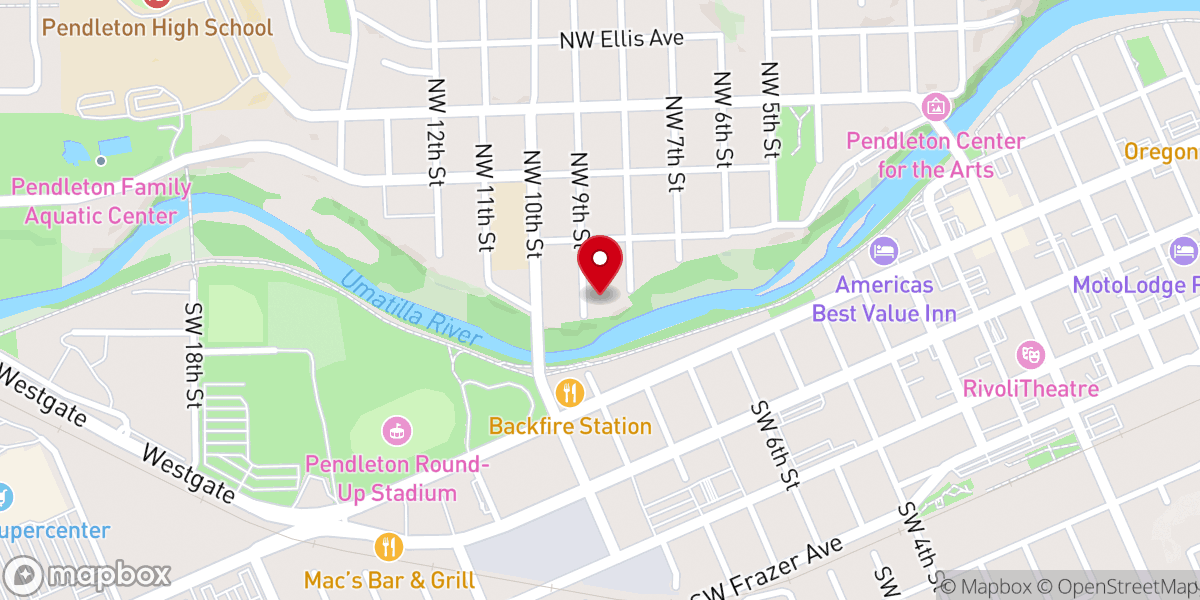 Map showing location of Berean Baptist Church