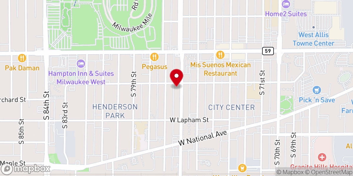 Map showing location of Apostle Presbyterian Church