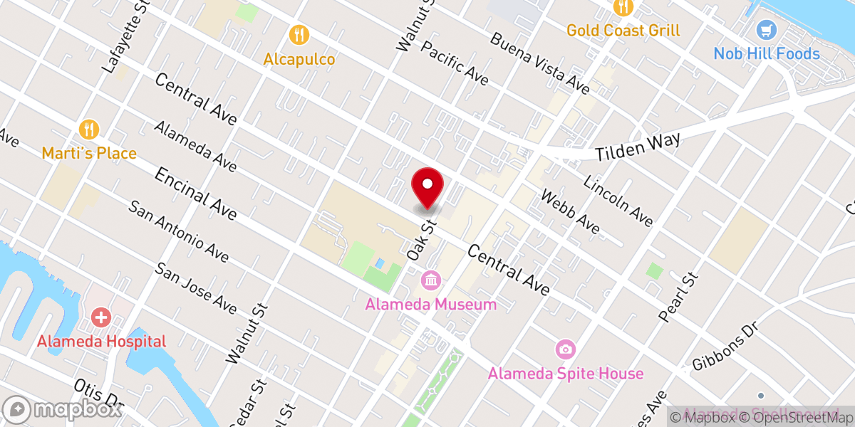 Map showing location of Twin Towers United Methodist