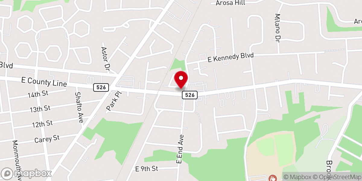 Map showing location of Cong. Khal Yeshuos Dovid