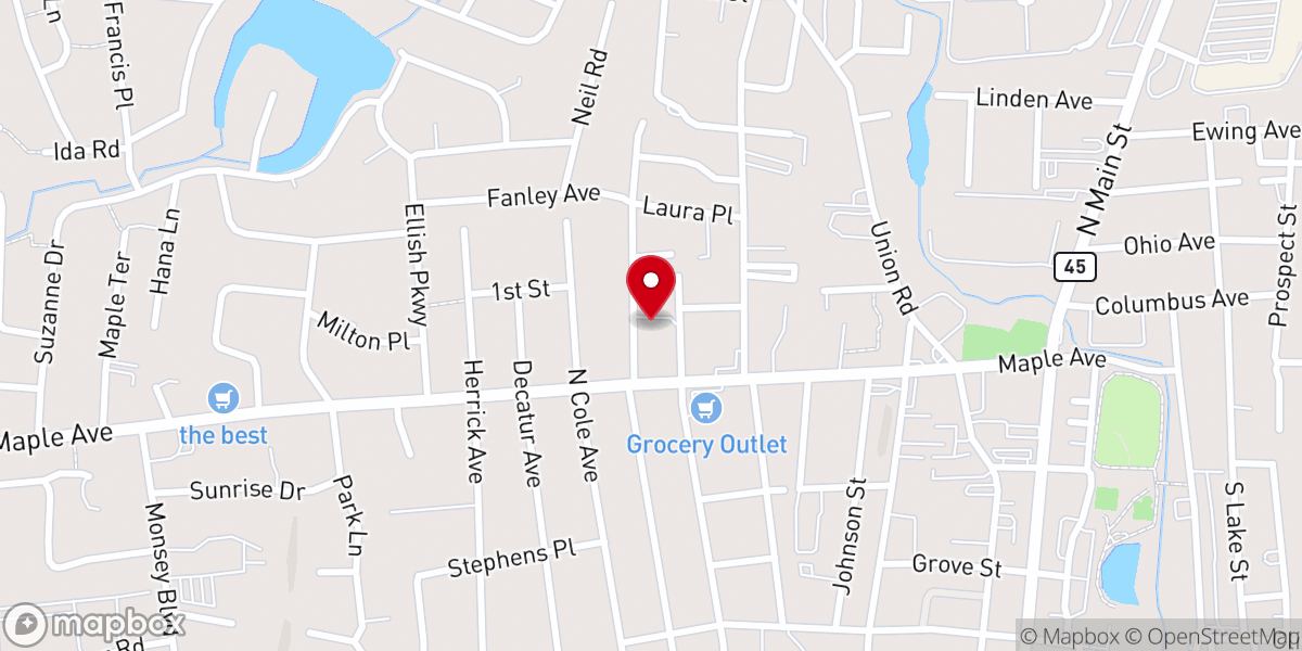 Map showing location of Spring Valley Seventh Day Adventist Church - Food Distribution Center
