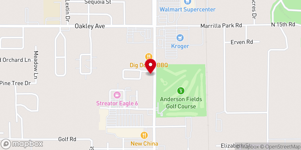 Map showing location of Richards Street Baptist Church