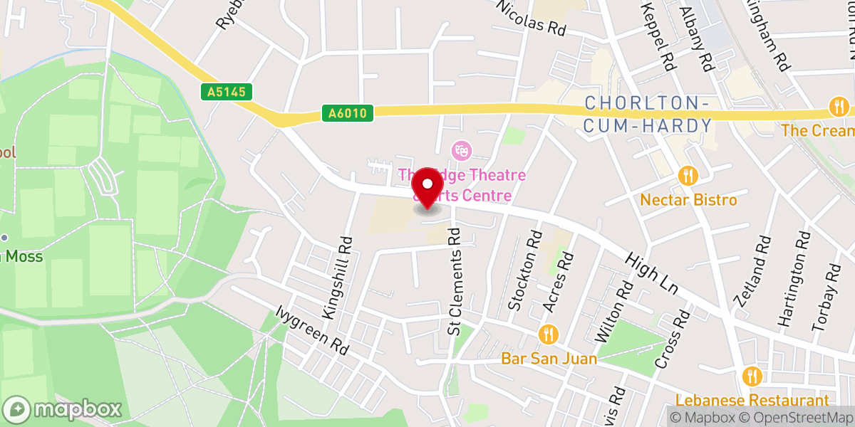 Map showing location of St Clement's Parish Church