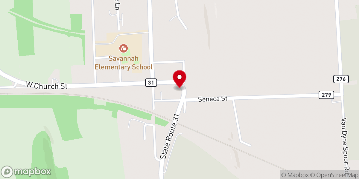 Map showing location of Butler United Methodist Church