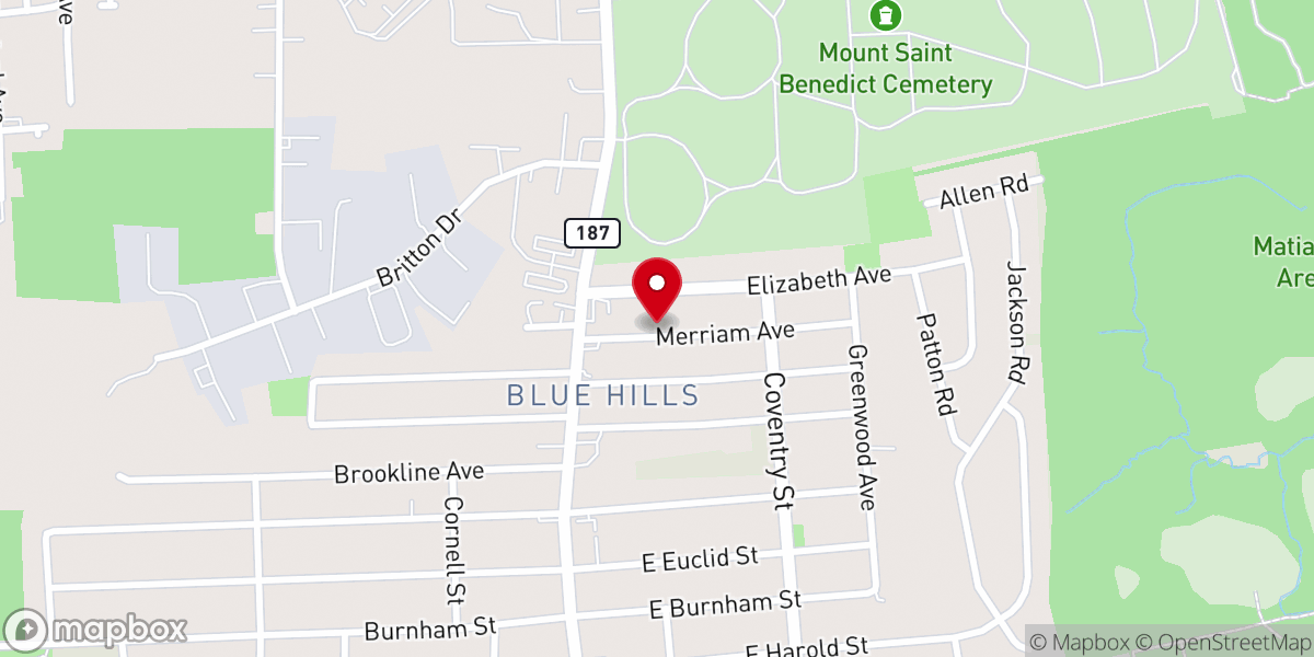 Map showing location of Tabernacle of Prayer For All